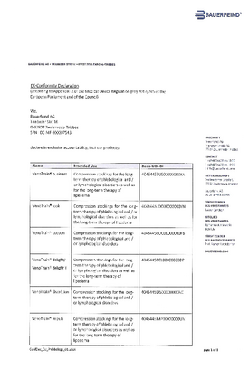 Conformity declaration - Phlebology